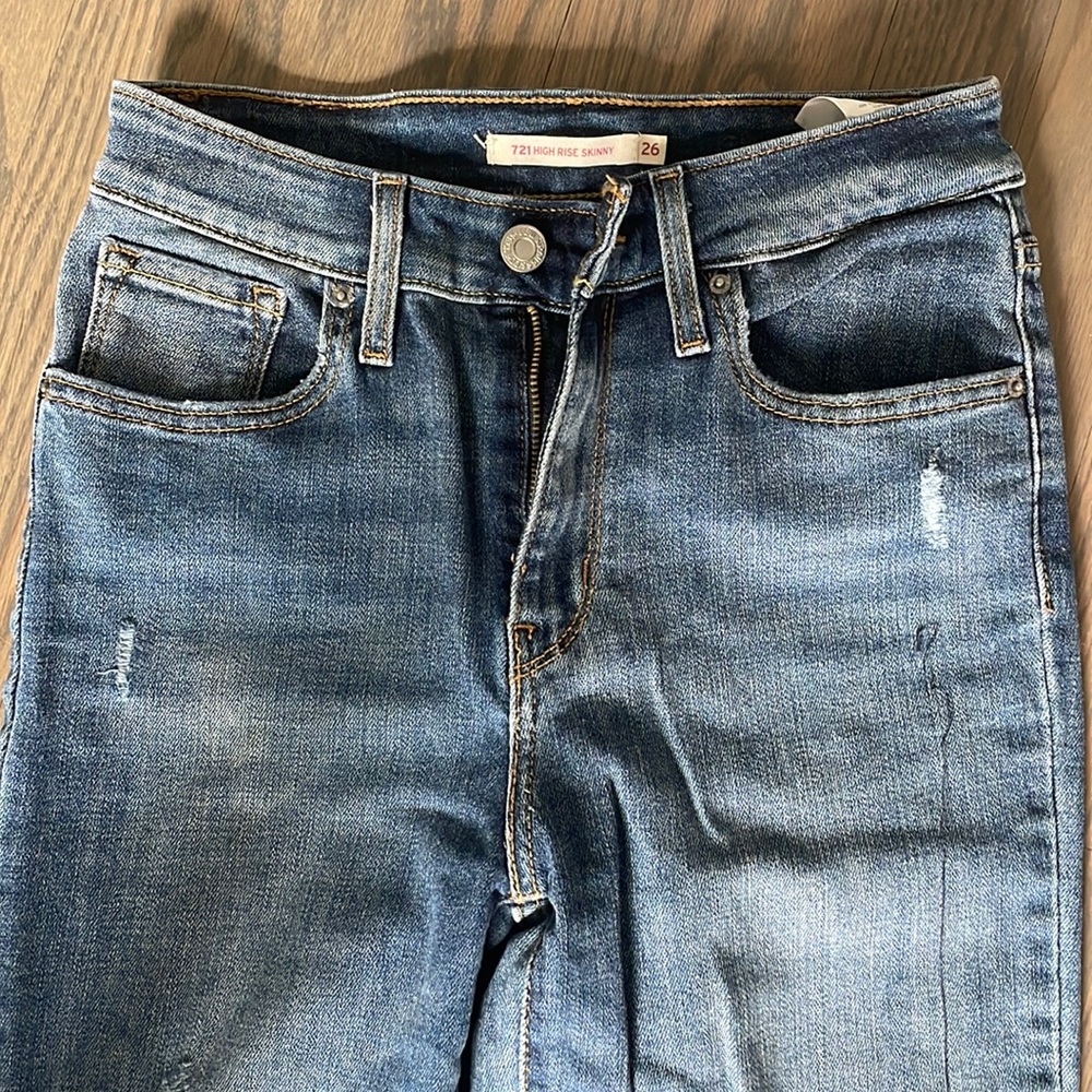 721 LEVIS high rise skinny